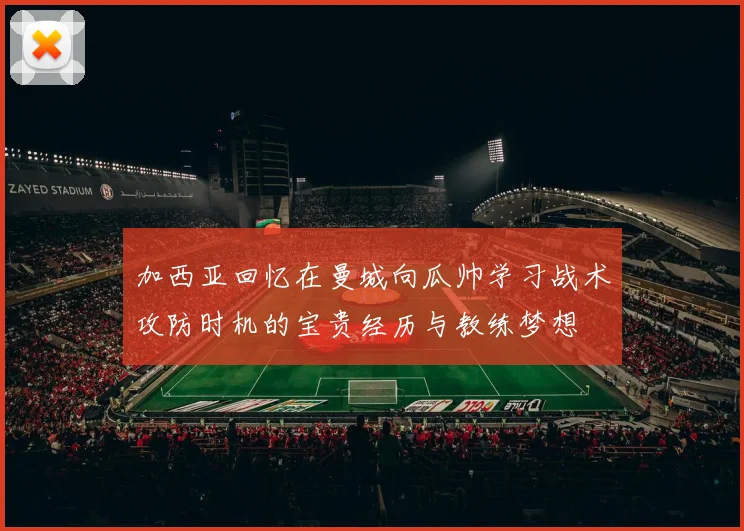加西亚回忆在曼城向瓜帅学习战术攻防时机的宝贵经历与教练梦想