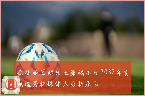 森林狼因超出土豪线冻结2032年首轮选秀权媒体人分析原因