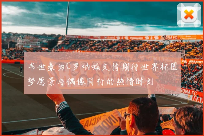 韦世豪为C罗呐喊支持期待世界杯圆梦愿景与偶像同行的热情时刻